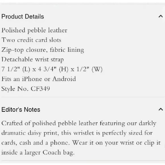 Coach wristlet - Picture 12 of 12